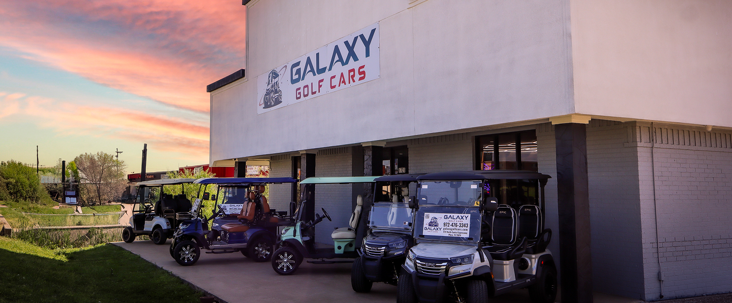 Galaxy Golf Cars showroom in Plano