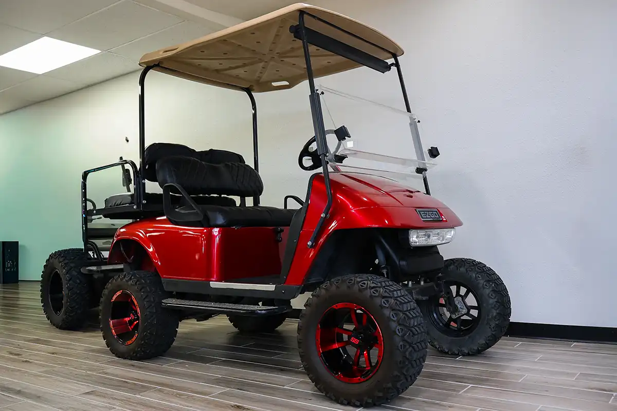 used red e-z-go golf cart for sale in Texas