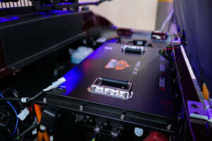 51.2V 150Ah lithium battery inside the Conquest S20 electric golf cart