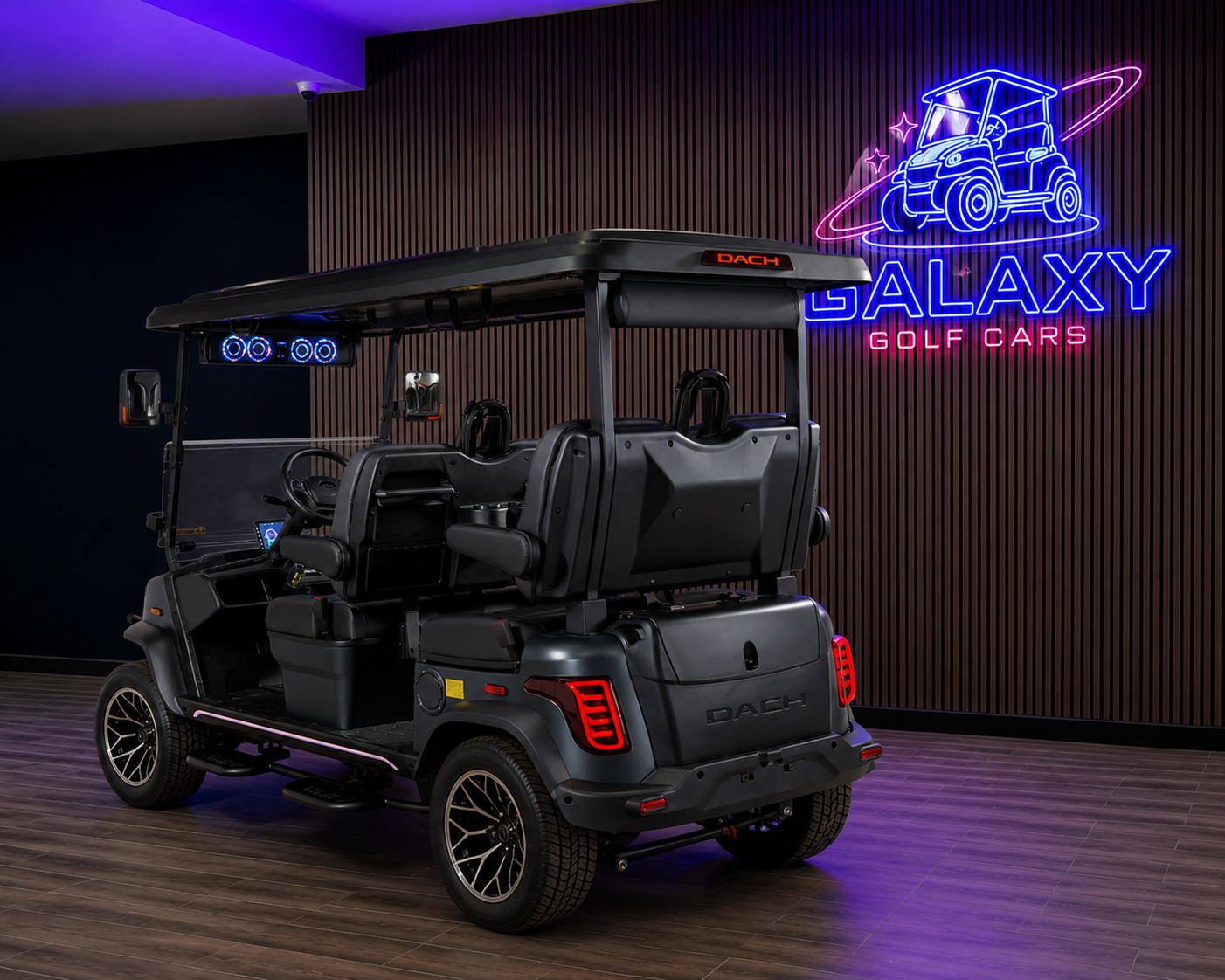 2026 Matte Gray & Black Dach Apollo Gen 2 Golf Cart/LSV - Image 2