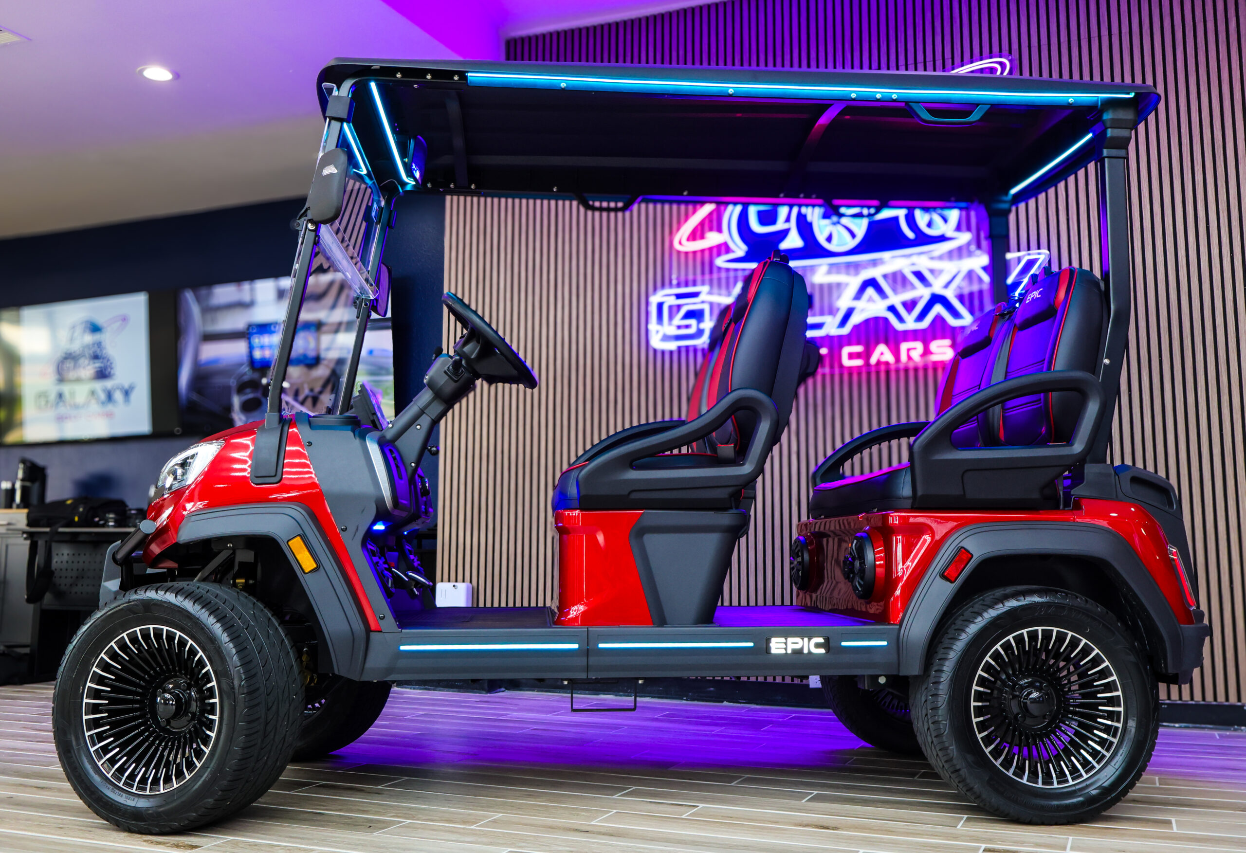 2026 Burgundy Epic E40FX Golf Cart/LSV - Image 11