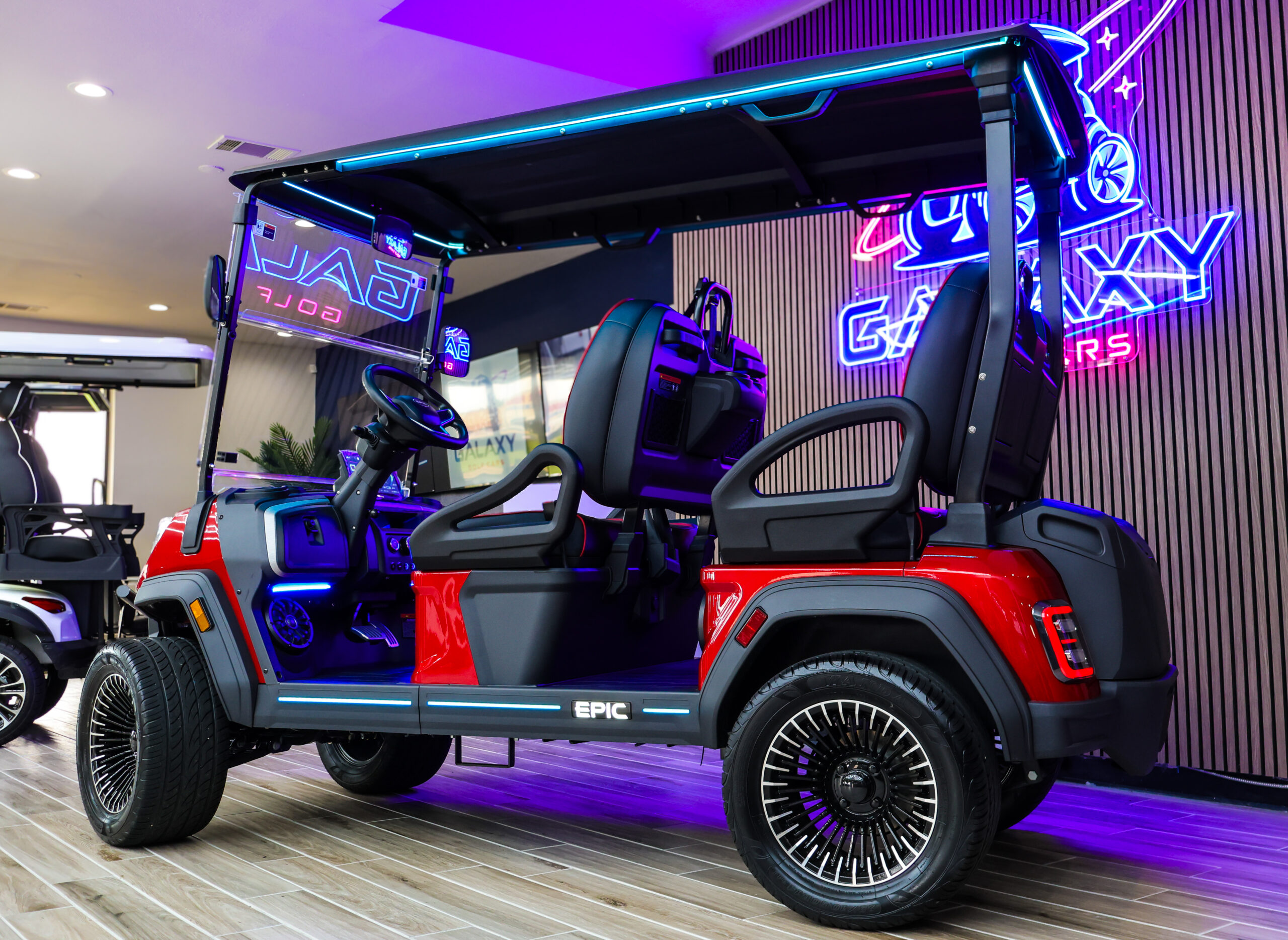 2026 Burgundy Epic E40FX Golf Cart/LSV - Image 12