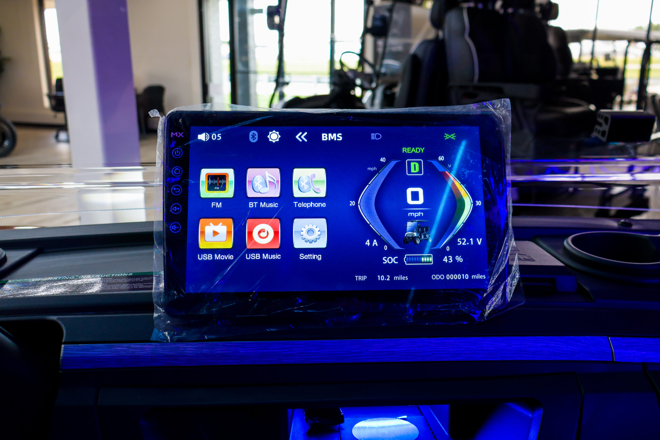 2026 Burgundy Epic E40FX Golf Cart/LSV - Image 8