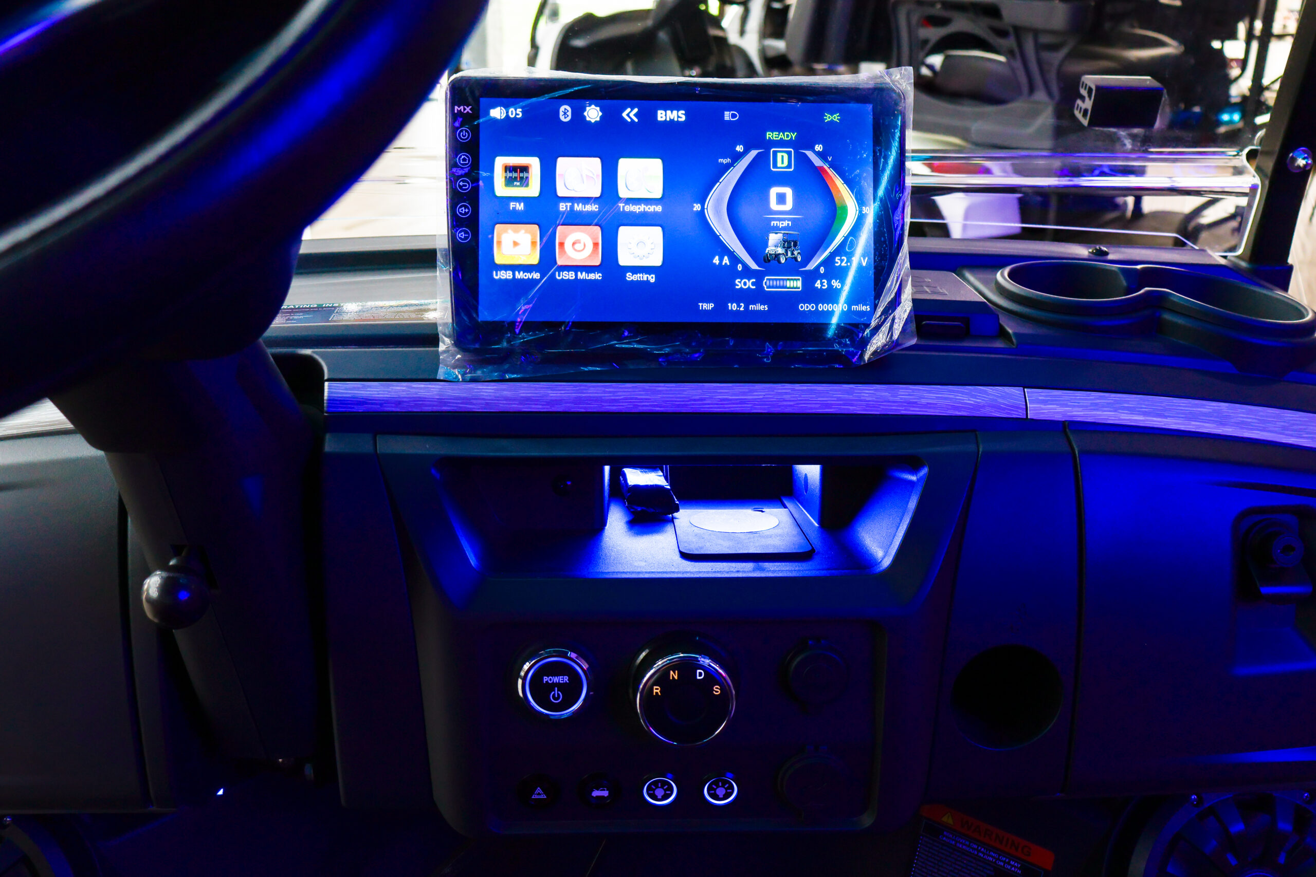 2026 Burgundy Epic E40FX Golf Cart/LSV - Image 7