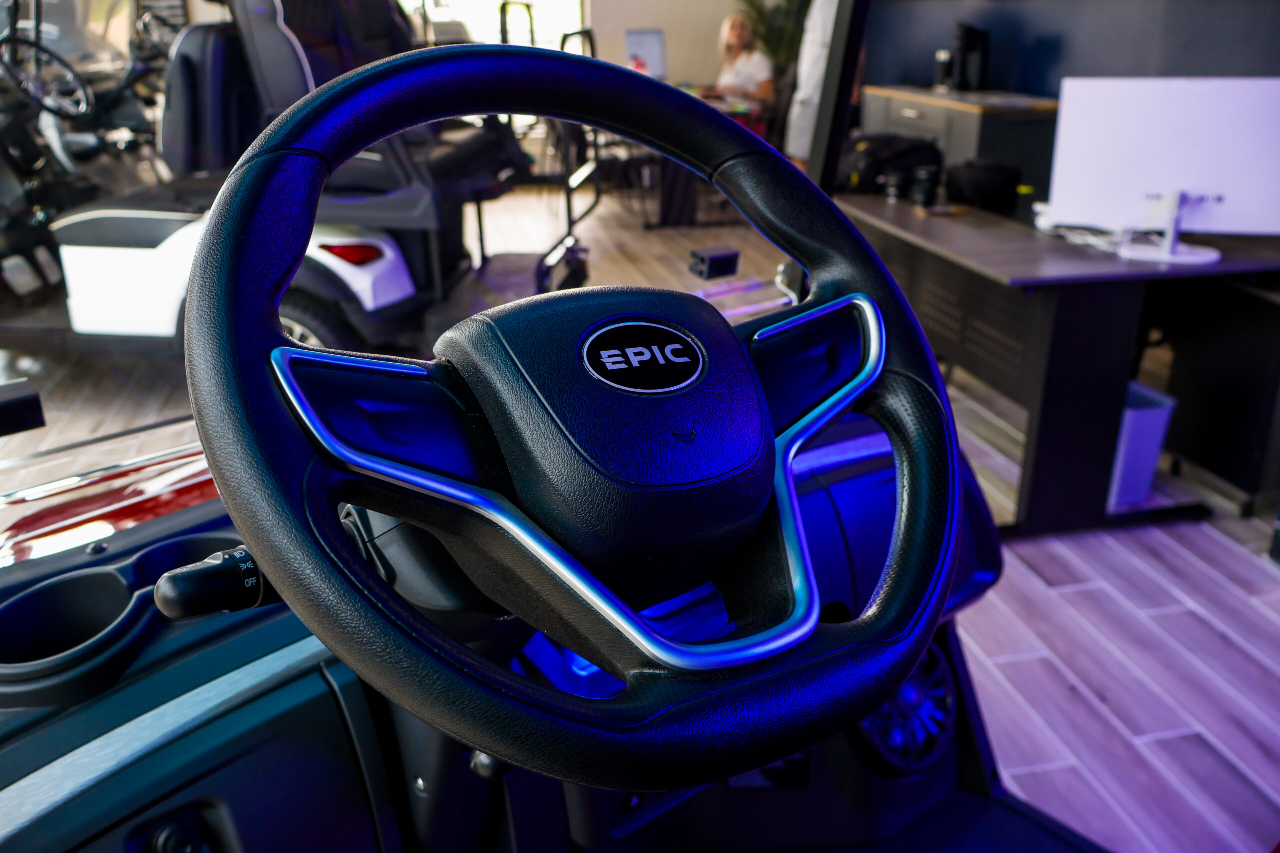 2026 Burgundy Epic E40FX Golf Cart/LSV - Image 6