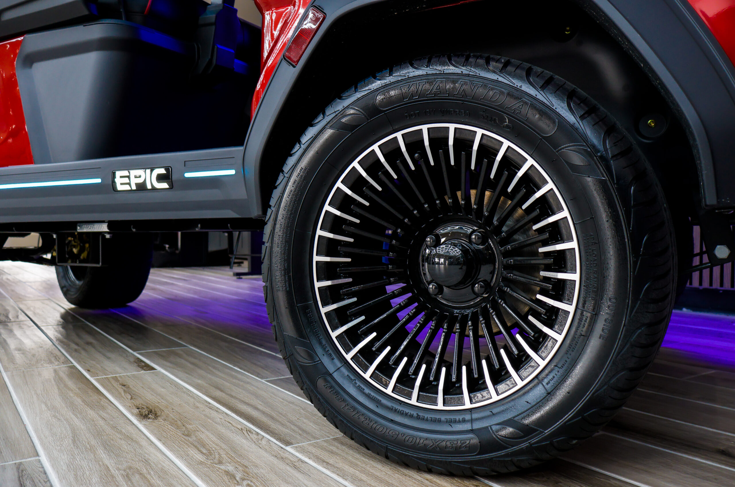 2026 Burgundy Epic E40FX Golf Cart/LSV - Image 14