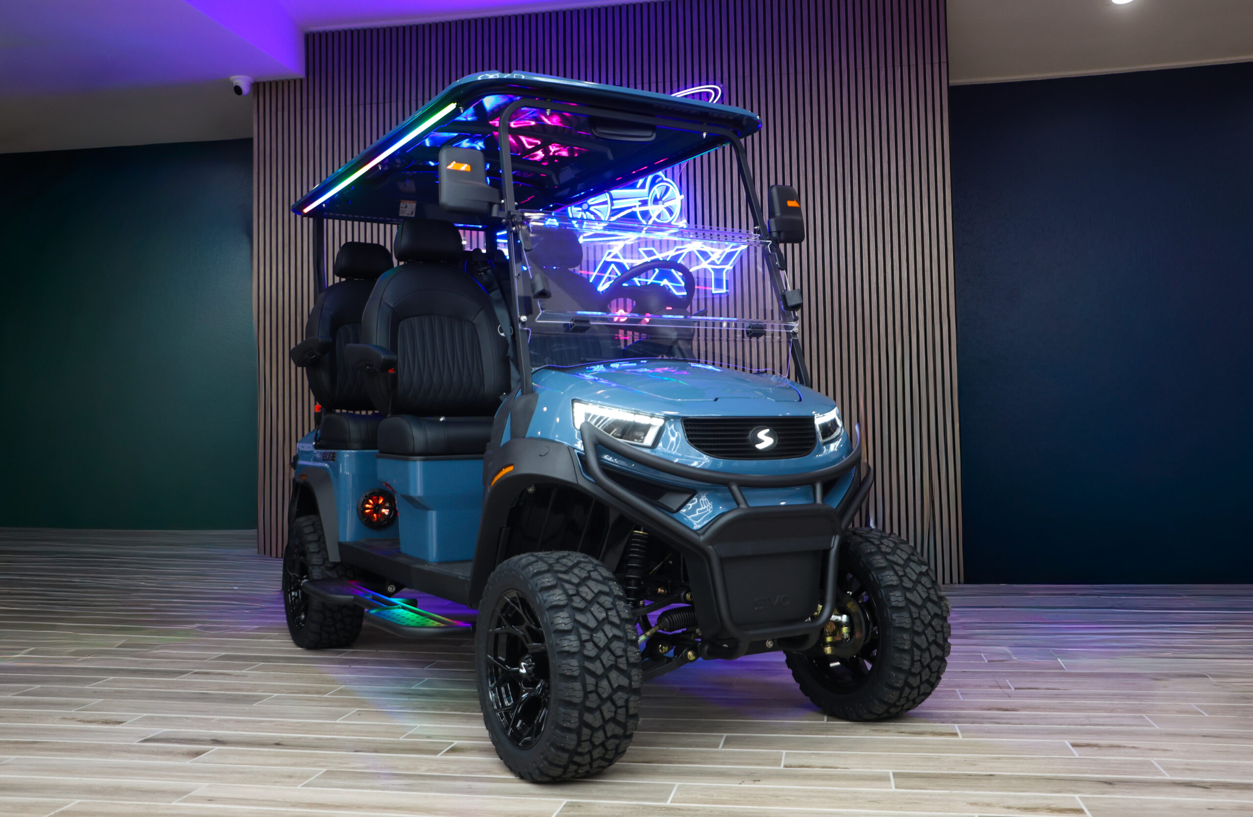 2026 SIVO EDGE 4 SEATER FORWARD-FACING (LIFTED – ANVIL BLUE) - Image 16