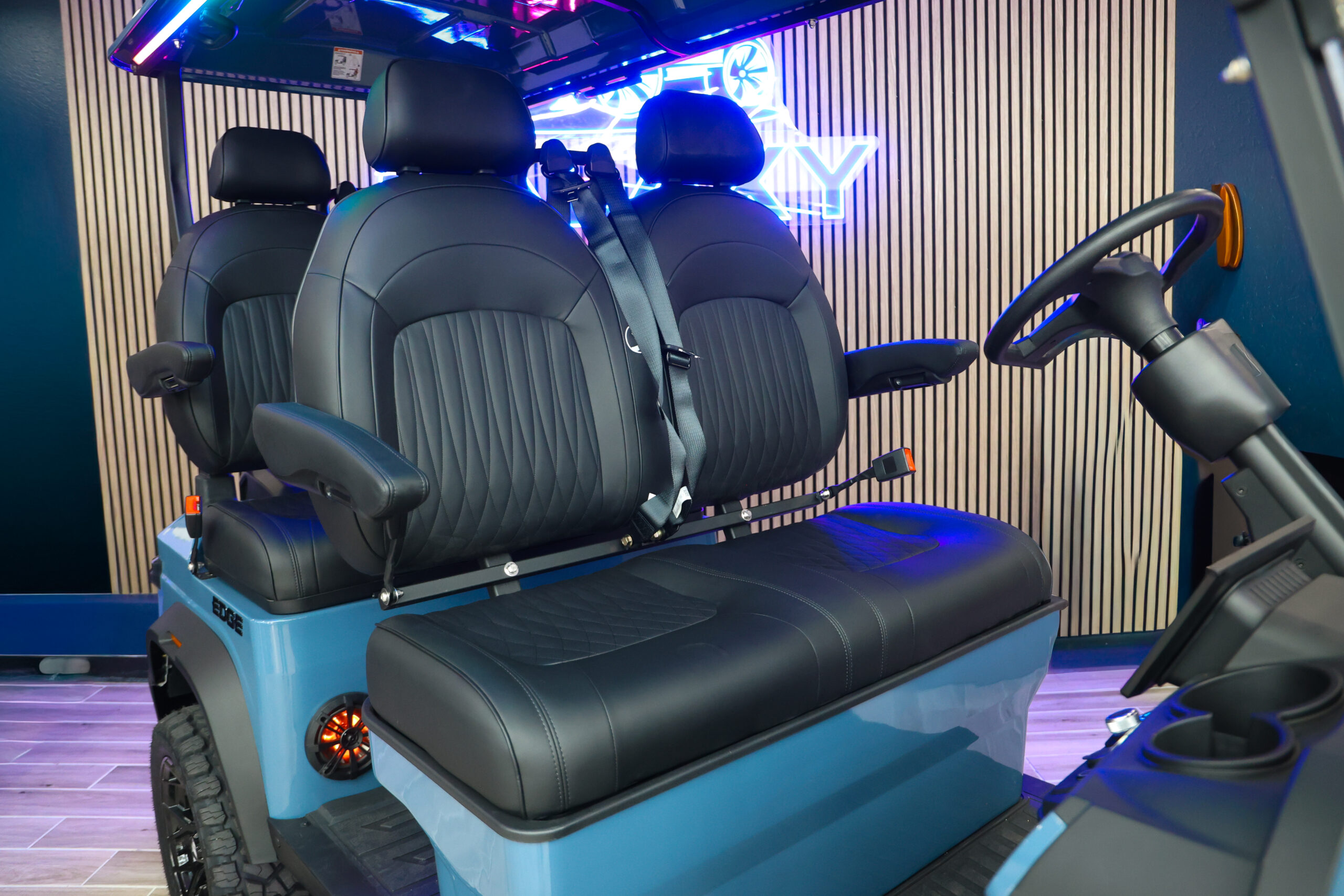 2026 SIVO EDGE 4 SEATER FORWARD-FACING (LIFTED – ANVIL BLUE) - Image 12
