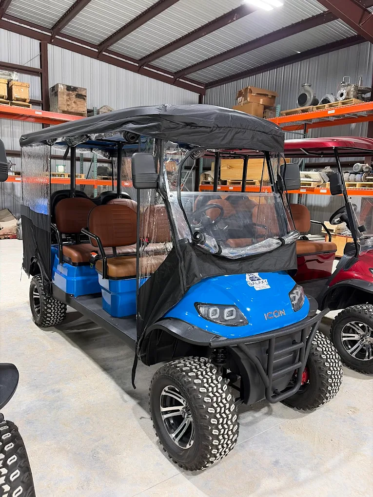 Galaxy Golf Cars rental fleet