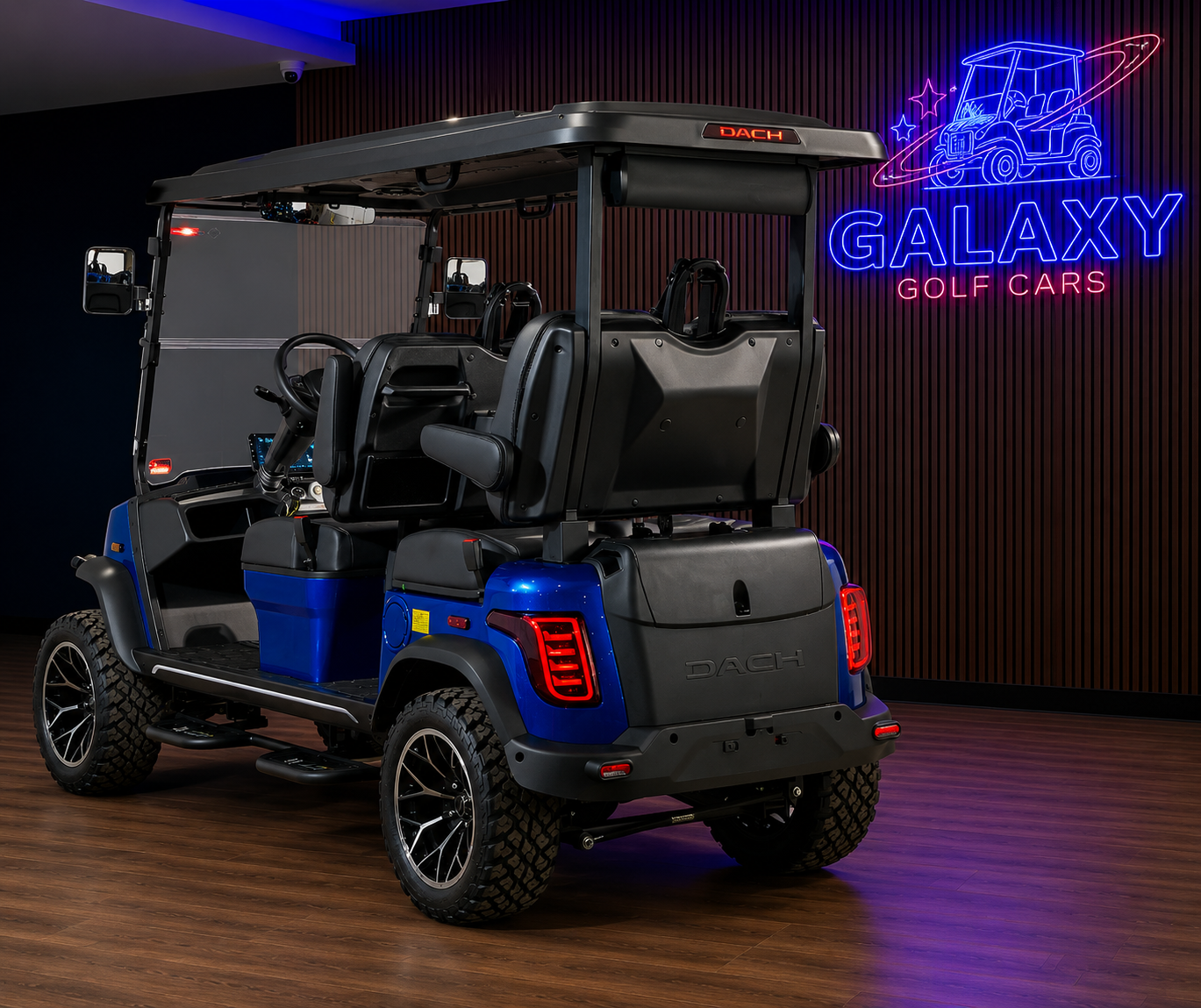2026 Blue & Black Dach Apollo Gen 2 Golf Cart/LSV - Image 2